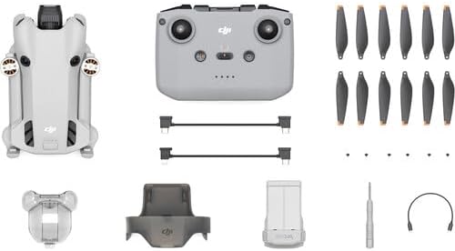 DJI Mini 4 Pro (RC-N2) Lightweight Foldable Drone with 4K/60fps Video, 48MP Photos, 34min Flight Time