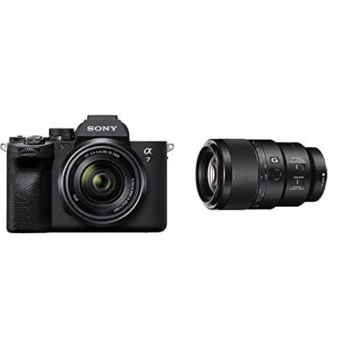 Sony Alpha 7 IV | Full-Frame Mirrorless Camera with Sony 28-70 mm F3.5-5.6 Kit Lens ( 33MP, Real-time autofocus, 10 fps, 4K60p, Vari-angle touch screen, Large capacity Z battery ), Black