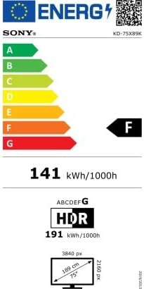 TV 75" 4K LCD SONY KD75X89KAEPGoogle TV
