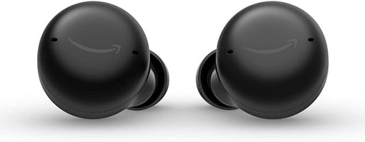 Echo Buds (2nd Gen) | Wireless earbuds with Alexa, Bluetooth in-ear headphones with active noise cancelling, built-in microphone, IPX4 water resistant | Black