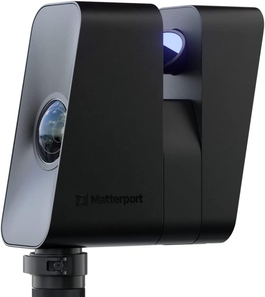 Matterport Pro3 Fastest 3D Lidar Scanner Digital Camera for Creating Professional 3D Virtual Tour Experiences with 360 Views and 4K Photography Indoor and Outdoor Spaces with