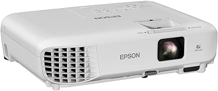 Epson EB-W06 3LCD, HD ready, 3700 Lumens, 320 Inch Display, Built-in Speaker, WXGA Projector - White