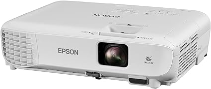 Epson EB-W06 3LCD, HD ready, 3700 Lumens, 320 Inch Display, Built-in Speaker, WXGA Projector - White