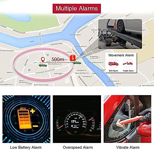 GPS Tracker 4G Real-time GPS Tracker Car Strong Magnetic Anti-theft Waterproof Tracking Device for Car Long Standby Global Coverage GPS Locator For Vehicle Car Boat Truck No need Subscription TK905