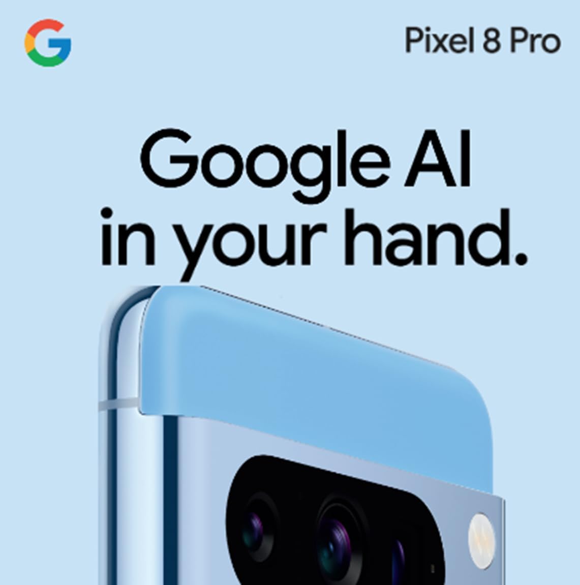 Google Pixel 8 Pro – Unlocked Android Smartphone with telephoto lens, 24-hour battery and Super Actua display – Obsidian, 256GB