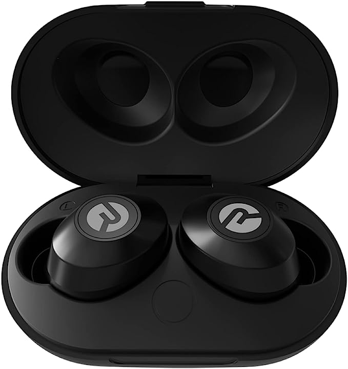 Raycon The Everyday Bluetooth Wireless Earbuds with Microphone- Stereo Sound in-Ear Bluetooth Headset True Wireless Earbuds 32 Hours Playtime (Matte Black)