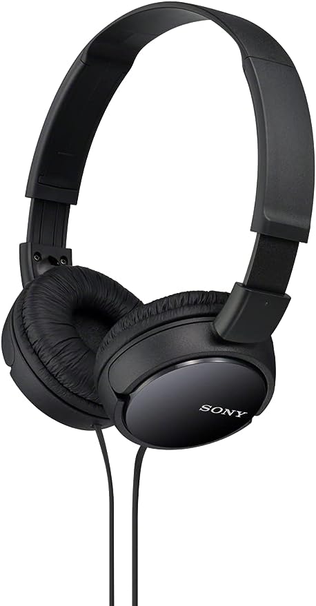 Sony MDR-ZX110 Overhead Headphones - Black , BASIC, Pack of 1