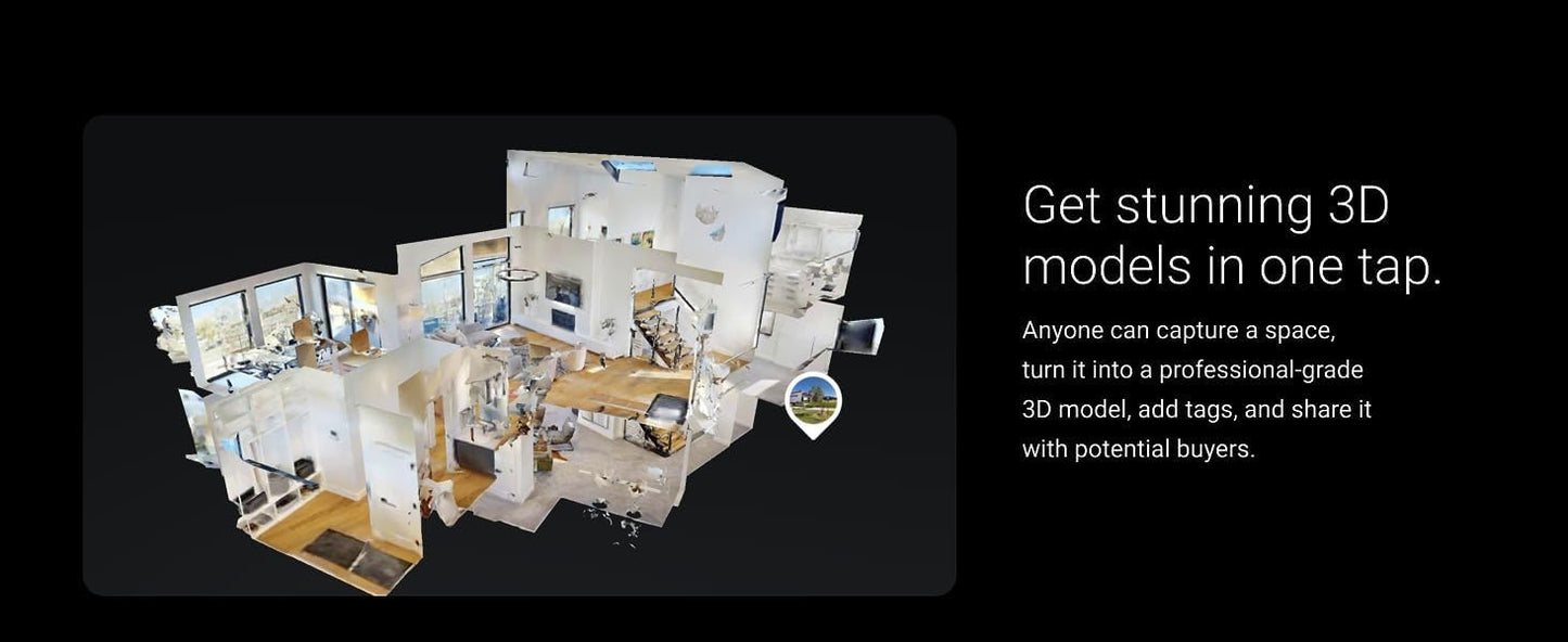 Matterport Pro2 3D Camera - High Precision for Virtual Tours, 3D Mapping, & Digital Surveys with 360 Views and 4K Photography with Trusted Accuracy and Speed