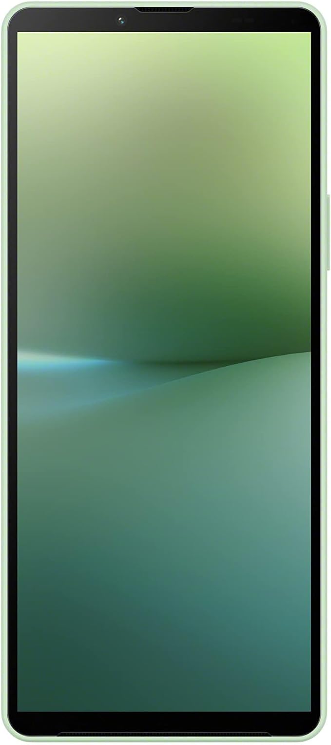 Sony Xperia 10 V Sage Green - 6.1 Inch 21:9 Wide OLED - Triple lens - Lightweight & Compact - 3.5 mm audio jack - Android 13 - SIM free - 6GB RAM - 128GB Storage - IP65/68 rating - Dual SIM hybrid *1