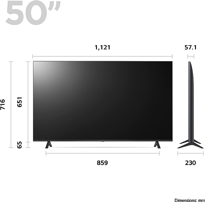 LG LED UR78 50" 4K Smart TV, 2023