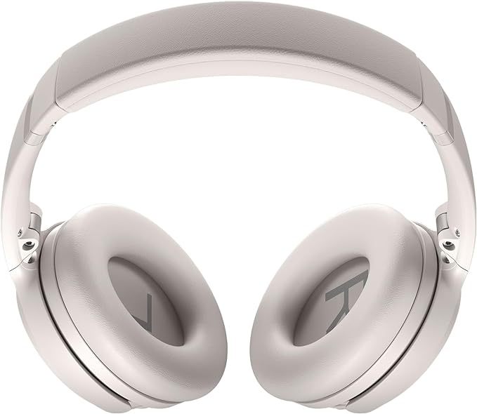 NEW Bose QuietComfort Wireless Noise Cancelling Headphones, Bluetooth Over Ear Headphones with Up To 24 Hours of Battery Life, White Smoke