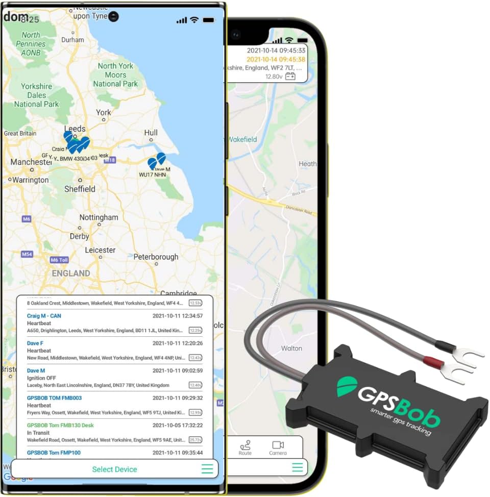 GPSBob 5 Year 2G 12/24v Wired GPS Tracker, All Inclusive, No Monthly Fees, No Subscriptions, One Off Fee, 5 Years Service Included, Car, Van, Truck, Caravan, Motorhome Tracker, Plug and Play