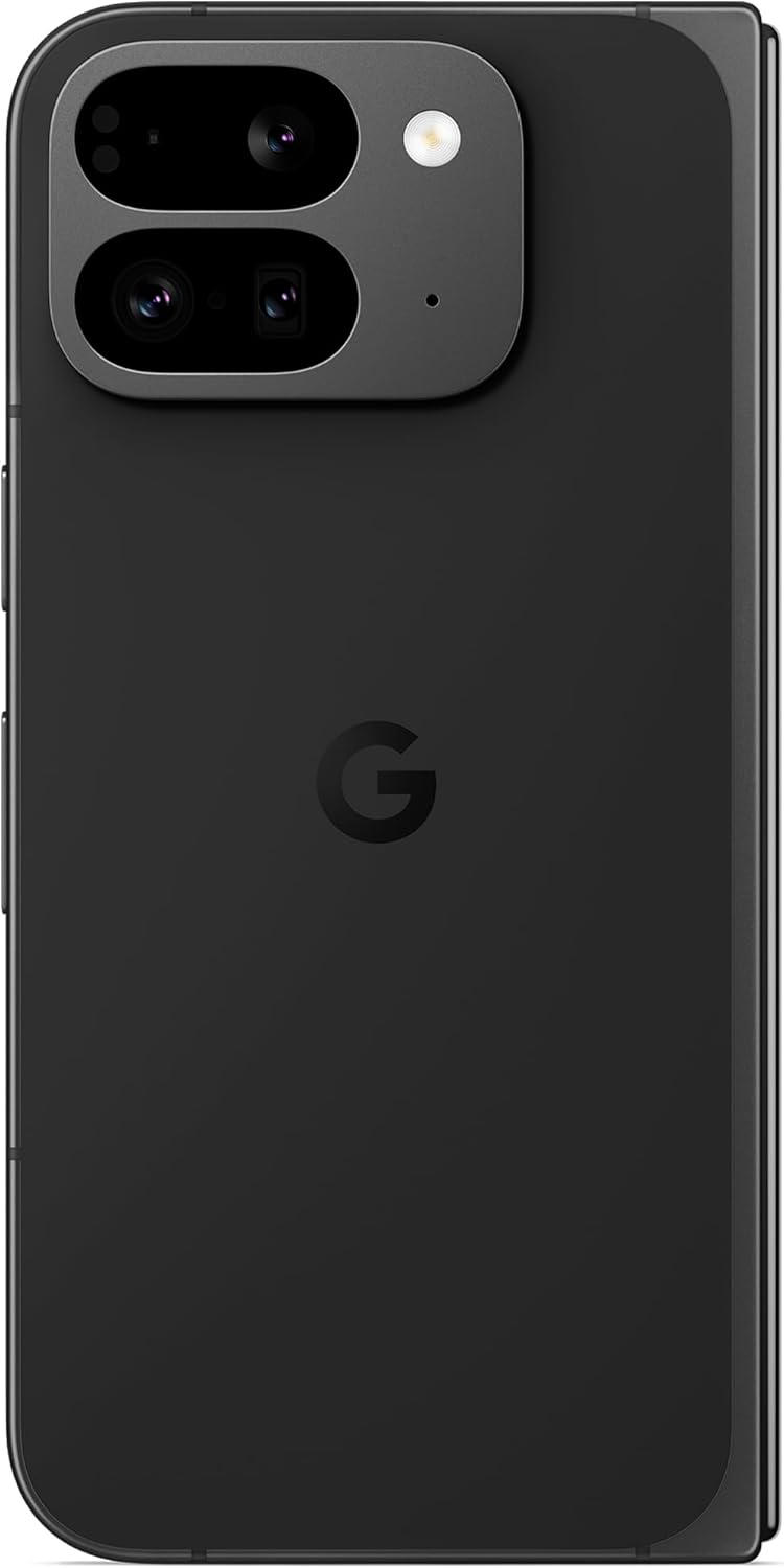 Google Pixel 9 Pro Fold - Unlocked Android Smartphone with Gemini - Advanced Triple Rear Camera System - Foldable Display - Hands-Free Video - Obsidian, 512GB