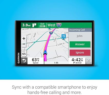 Garmin DriveSmart 65 MT-S with Amazon Alexa, 6.95 Inch Sat Nav with Alexa Built-In, Edge-to-Edge Display, Full Europe Map Updates, Live Traffic, Hands Free Calling, Voice Commands and Smart Features