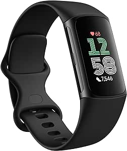 Fitbit by Google Charge 6 Activity Tracker with 6-months Premium Membership Included, 7 days battery life and Google Wallet and Google Maps