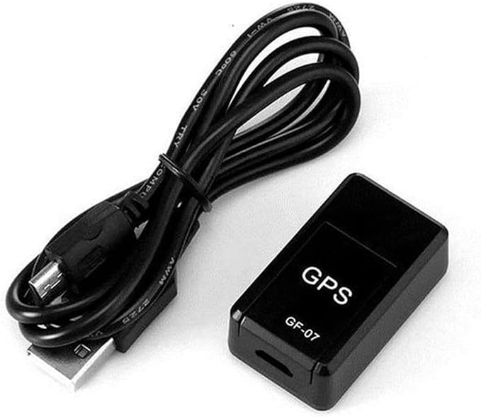 GPS Tracker, Ultra Mini GPS Tracker, Perfect for Tracking Vehicles, GF-07 Portable Real Time Personal and Vehicle GPS Tracker with Strong Magnetic, Teens, Spouses, Elderly or Assets