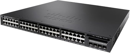 Cisco Catalyst 3650-48FD-E Switch - C3 - Managed - 48 x 10/100/1000 (PoE+) + 2 x 10 Gigabit SFP+ - Desktop Computer, Rack-Mounted - PoE+ (775W)