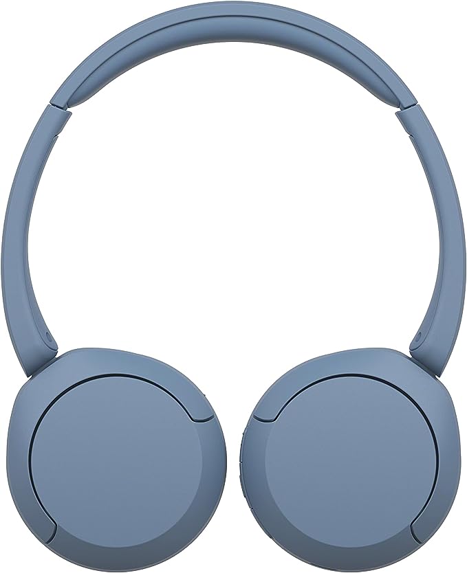 Sony WH-CH520 Wireless Bluetooth Headphones - up to 50 Hours Battery Life with Quick Charge, On-ear style - Blue