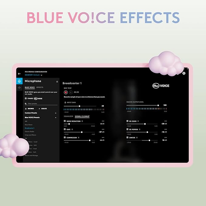 Logitech G Blue Yeti Premium USB Gaming Microphone for Streaming, Blue VO!CE Software, PC, Podcast, Studio, Computer Mic, Exclusive Streamlabs Themes, Special Edition Finish - Pink