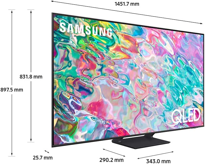 Samsung 75 Inch Q70B QLED 4K Smart TV (2022) - Quantum 4K Processor With AI Adaptive Sound, 100% Colour Volume, Alexa Built In & Super Ultrawide Gameview, PC On TV & Video Call Apps, Multi View