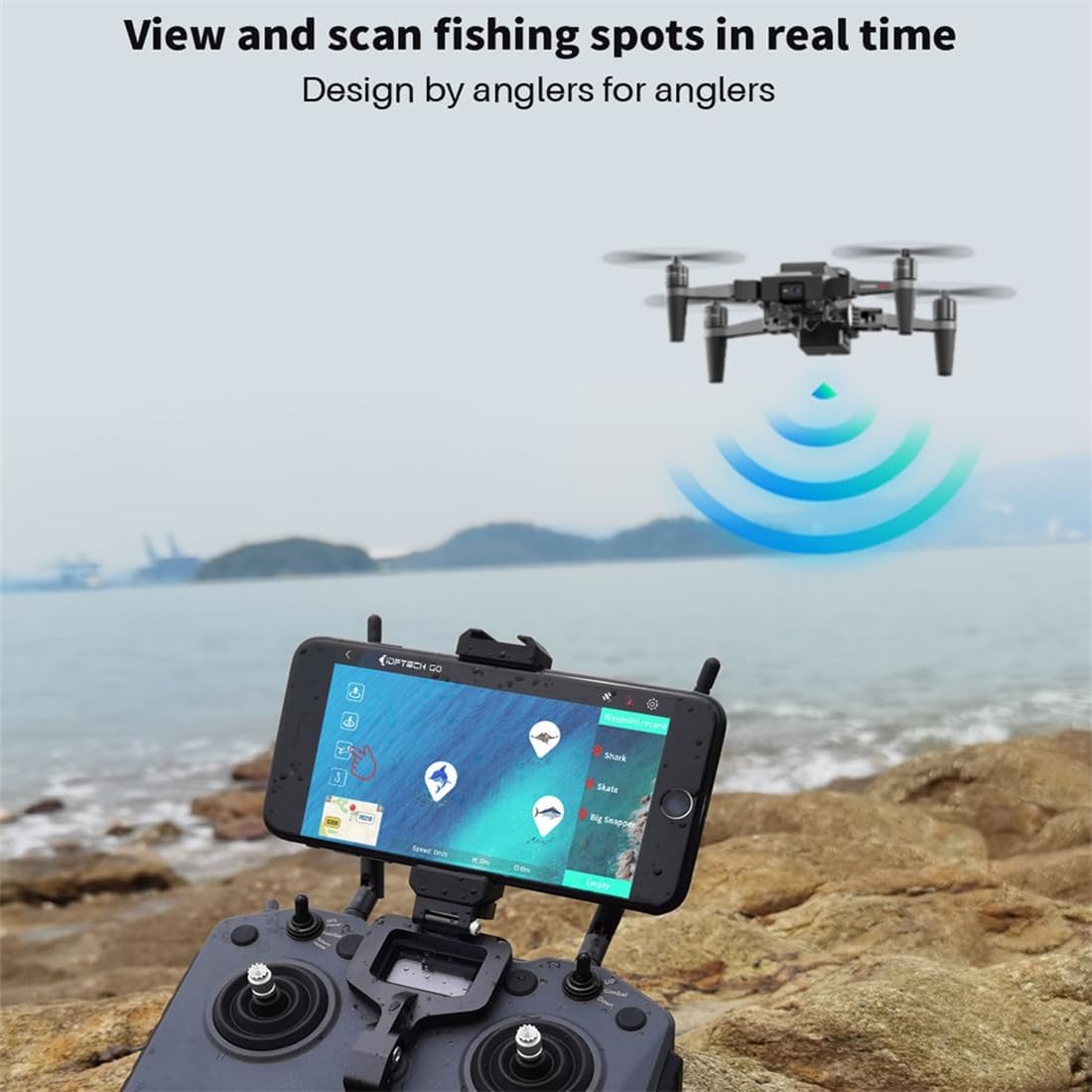 G camolech Drone with Camera 4k Professional for Adults, Waterproof Drones for Kids, Portable Mini Drone, Bait Release Fishing Drones (Endurance Kit)