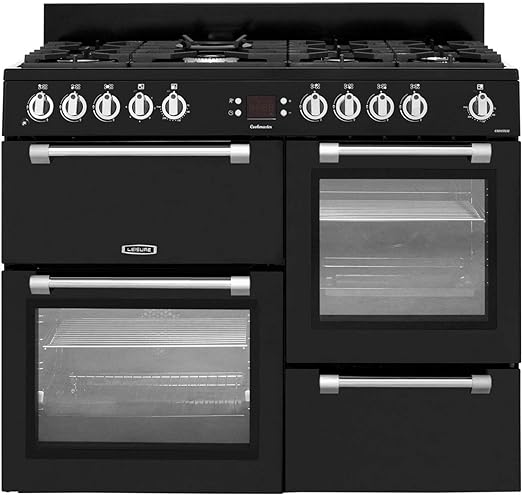 Leisure ck110 °F232 Freestanding Gas Hob Black – Kitchen (Independent Kitchen, Black, Buttons, Rotary, Front, Electronic, LED)