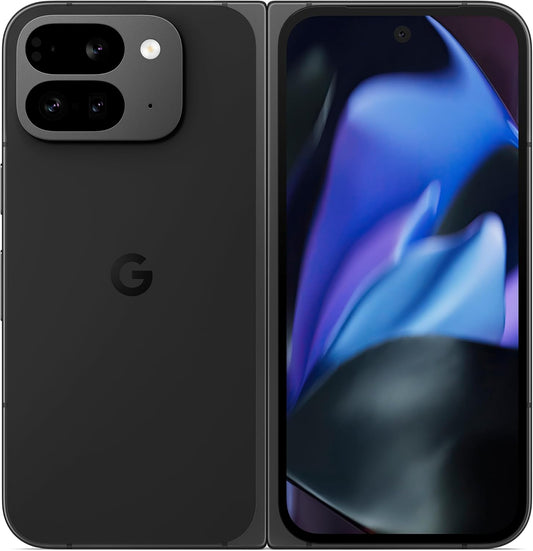 Google Pixel 9 Pro Fold - Unlocked Android Smartphone with Gemini - Advanced Triple Rear Camera System - Foldable Display - Hands-Free Video - Obsidian, 512GB