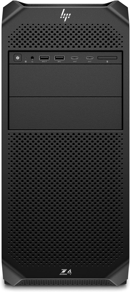 HP Z4 G5 Tower Workstation, Xeon w5-2455X (12 Cores, 4.6GHz), Nvidia Quadro RTX A2000, 4TB PCIe Gen 4.0x4 NVMe, 32GB DDR5 RDIMM, Raid Support, Gbit LAN, 1125W Gold PSU, Windows 11 Pro (Renewed)