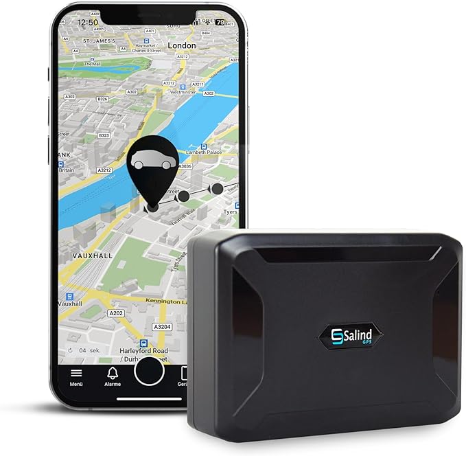 Salind 11 GPS Tracker with Magnet- suitable for Cars, Machinery, Boats and more- up to 90 Days’ Battery Life (Standby Mode)- Real-time Tracking- Car Tracker Device- Antitheft Protection