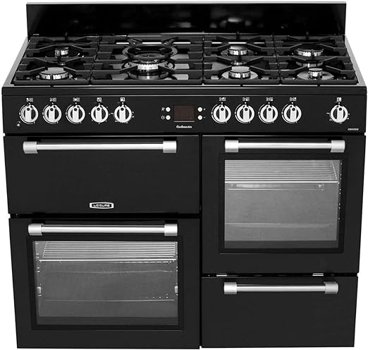 Leisure ck110 °F232 Freestanding Gas Hob Black – Kitchen (Independent Kitchen, Black, Buttons, Rotary, Front, Electronic, LED)