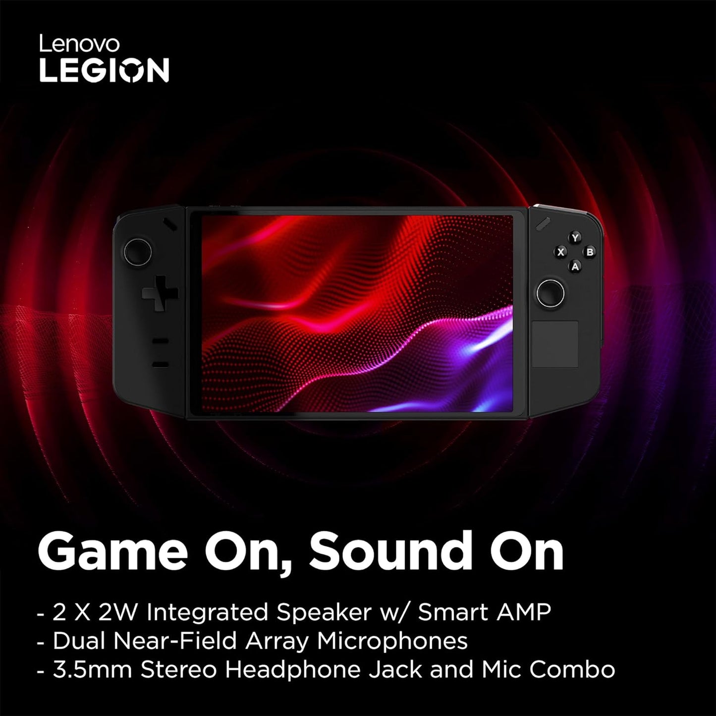 Lenovo Legion Go Handheld Gaming Console | 8.8 inch 2K Display | Detachable Controllers | AMD Ryzen Z1 Extreme | 16GB RAM | 512GB SSD | Windows 11 Home | 3 Months Xbox Games Pass