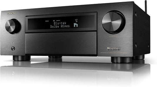 Denon AVR-X6700H 8K Ultra HD 11.2 Channel (140Watt X 11) AV Receiver 2020 Model - 3D Audio & Video with IMAX Enhanced, Built for Gaming, Music Streaming, Alexa + HEOS