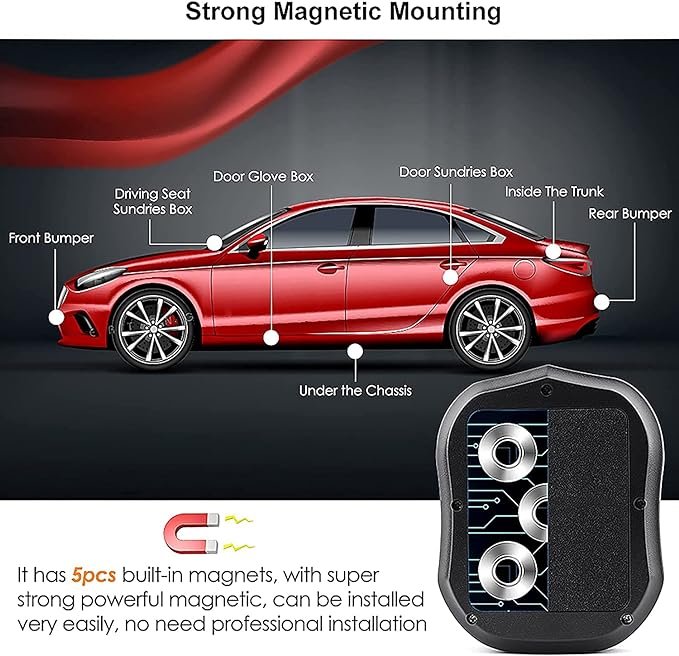 Winnes 4G TK905 GPS Tracker Global Coverage Real-time Location Tracker Anti Theft Strong Magnetic Waterproof Car GPS Tracker App/Web Online live tracking No need Subscription