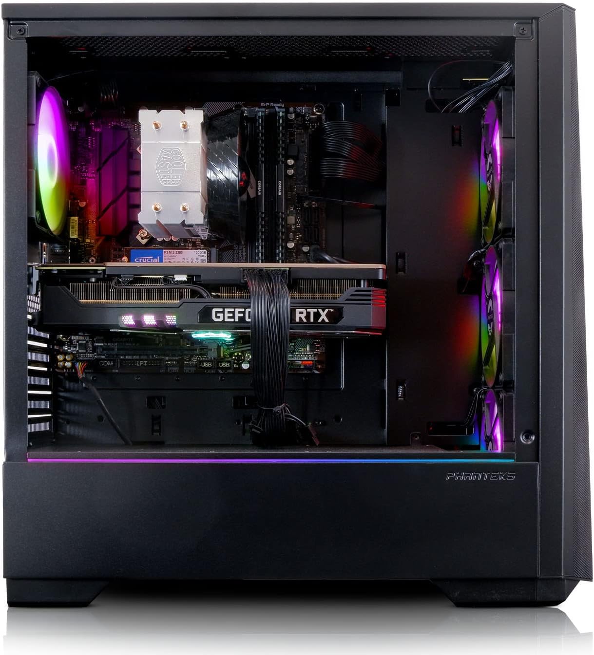 ADMI Gaming PC: Intel Core i9 11900KF CPU | NVIDIA GeForce RTX 4070 | 32GB 3200MHz | B560M | 600mbps WiFi | 1TB NVME SSD | Phanteks G360A | Windows 11