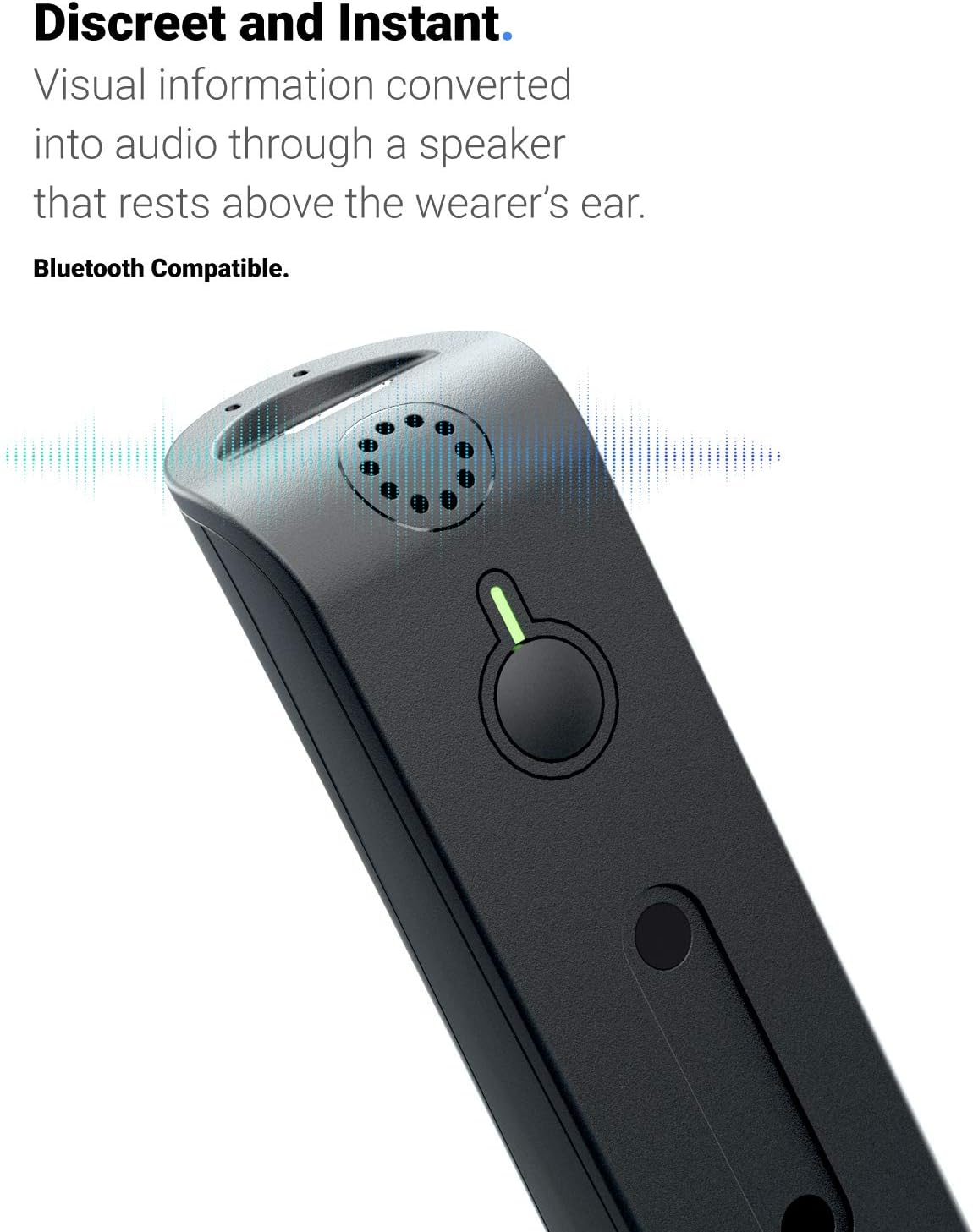 OrCam MyEye Smart - Advanced Wearable Assistive Reading Device for Those who are Visually Impaired, Have Dyslexia or Reading Difficulties