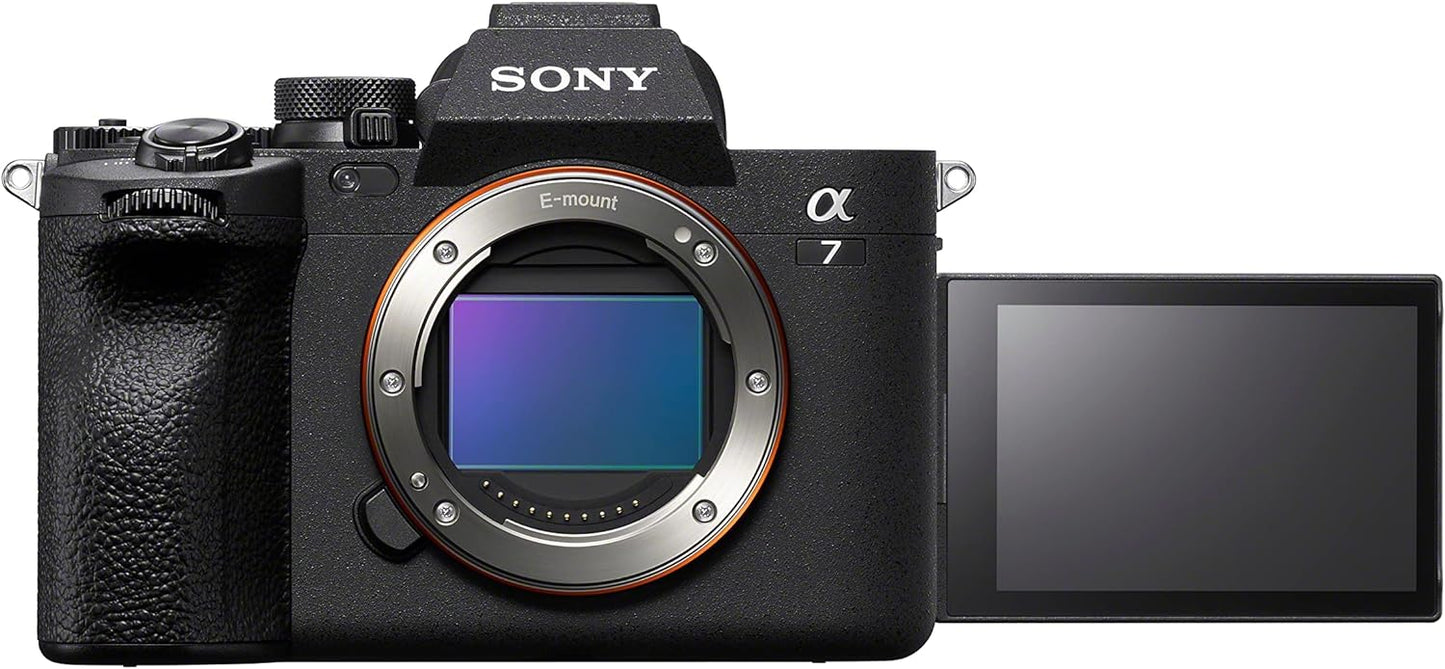 Sony Alpha 7 IV | Full-Frame Mirrorless Camera, Black & SEL35F14GM - Full-Frame Lens FE 35mm F1.4 GM - Premium G Master Series prime lens