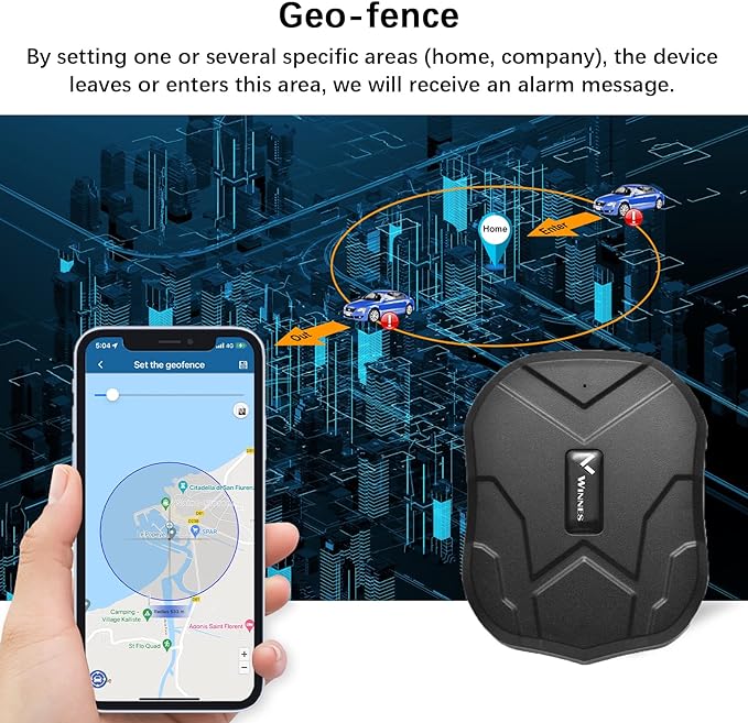 Winnes 4G TK905 GPS Tracker Global Coverage Real-time Location Tracker Anti Theft Strong Magnetic Waterproof Car GPS Tracker App/Web Online live tracking No need Subscription