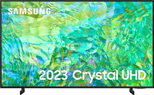 Samsung 43 Inch CU8000 4K UHD Smart TV (2023) - 4K HDR TV With Alexa Built-In & Gaming Hub, Dynamic Crystal Colour, Object Tracking Sound & HDR Powered By HDR10+, Video Call Apps [Energy Class G]