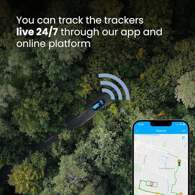 Onntrack Pro+ Portable GPS Tracker - Lifetime Free Tracking for Car, Truck, RV, Trailer | Real-Time Live Location | Waterproof | Magnetic Mount | Easy Installation | App & Web Access