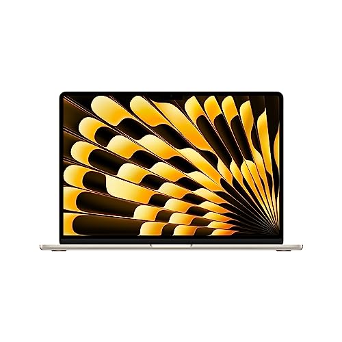 Apple 2023 MacBook Air laptop with M2 chip: 15.3-inch Liquid Retina display, 8GB RAM, 512GB SSD storage, backlit keyboard, 1080p FaceTime HD camera, Touch ID. Works with iPhone/iPad; Space Grey