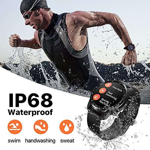 Ticwatch Pro 3 Ultra GPS Smartwatch Qualcomm SDW4100 and Mobvoi Dual Processor System Wear OS Smart Watch for Men Blood Oxygen Detection Fatigue Assessment 3-45 Days Battery NFC Mic Speaker