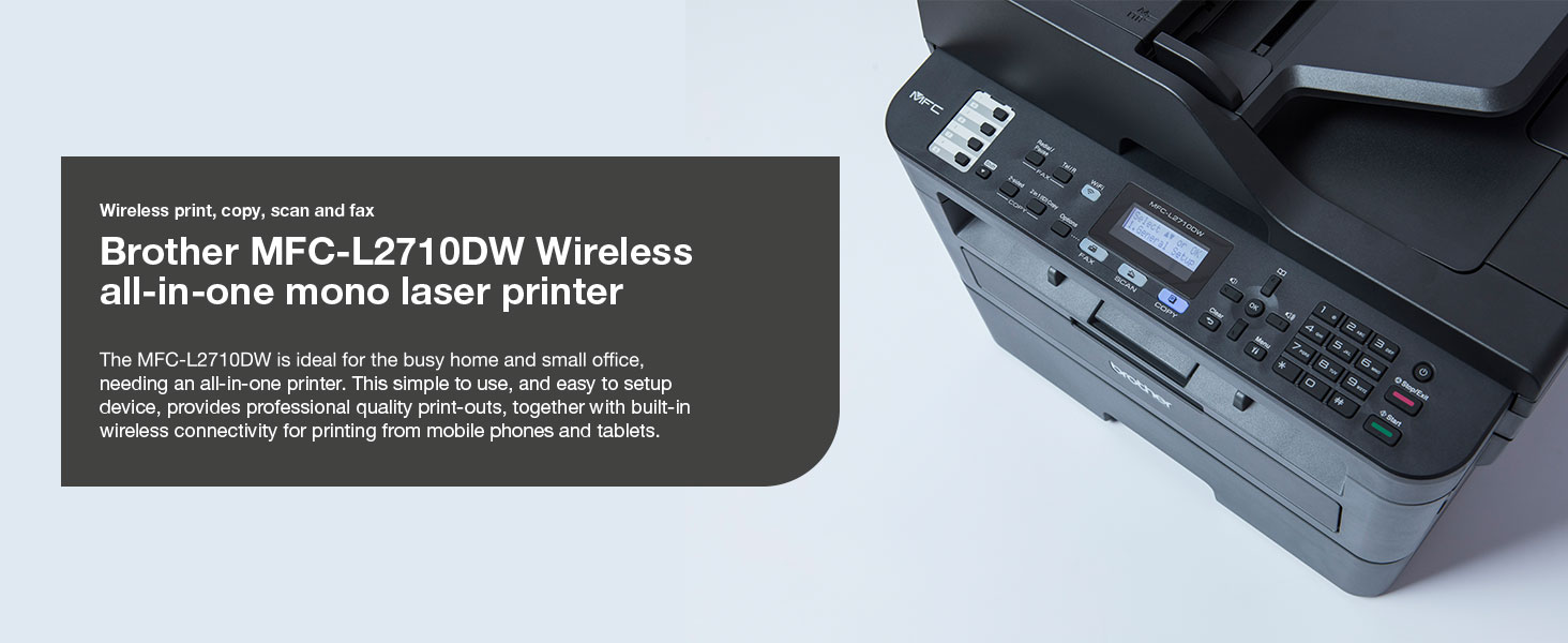 Brother MFC-L2710DW Wireless all-in-one mono laser printer