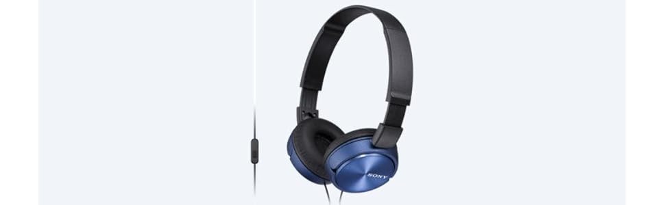 Sony, MDR-ZX310AP, foldable on-ear headphones compatible, smartphones, tablets, mp3